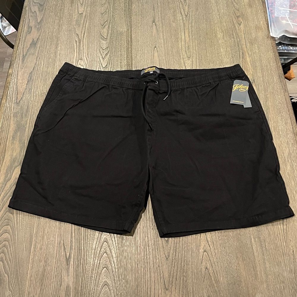 NWT Johnny Bigg Leighton Walk Shorts Black Size 52